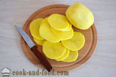 Kartoffel gryderet med svampe og ost
