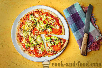 Opskrift pizza med zucchini og svampe