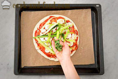 Opskrift pizza med zucchini og svampe