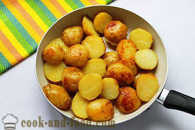 Kogte stegte kartofler