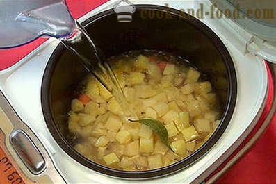 Hvordan at lave mad kartoffel suppe i multivarka