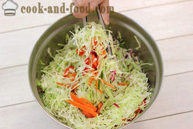 Frisk salat med agurk