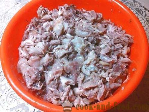 Velsmagende gelatineret svinekød ben og oksekød