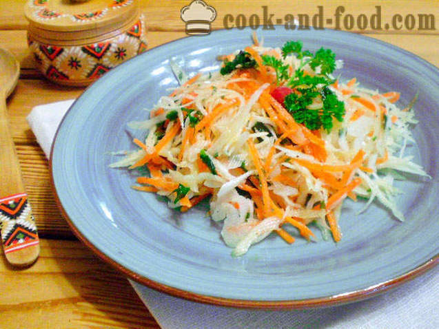 Vitamin salat af kål og gulerødder