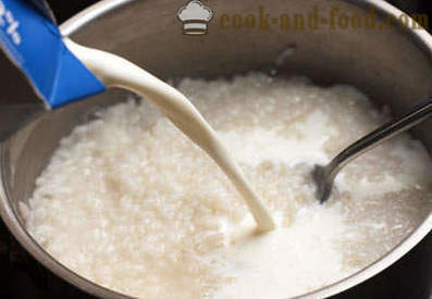 Mælk risengrød - Trin for trin opskrift