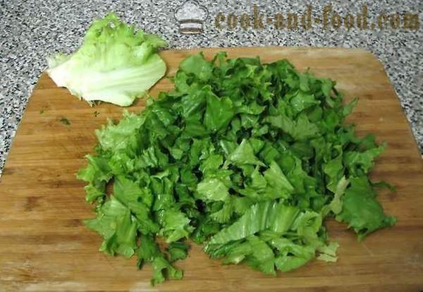 Grøn salat med tun