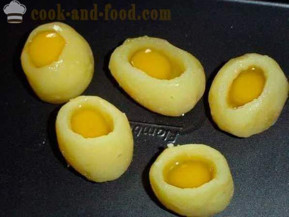 Kartofler med en overraskelse i ovnen
