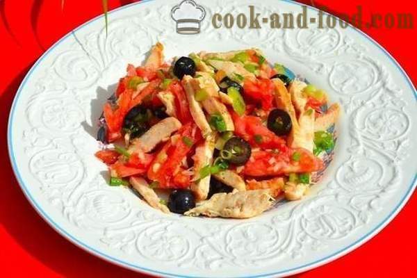 Kylling salat med oliven