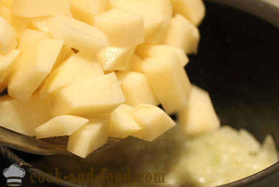 Kartoffel suppe med hvidløg