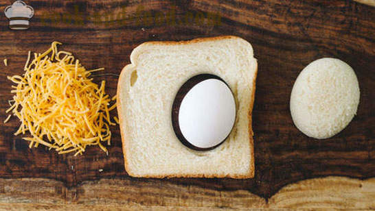 Fransk toast med æg og ost