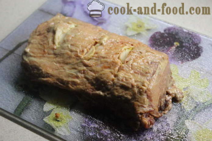 Svinekød i ovnen, bagt med svampe og grøntsager - hvordan til at bage lækre bryst i ovnen, opskriften med et foto poshagovіy