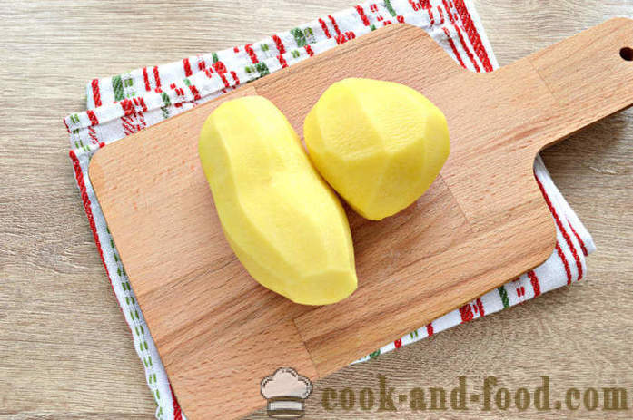 Stegte kartofler med ost - hvordan man kan tilberede lækre kartofler med ost, en trin for trin opskrift fotos