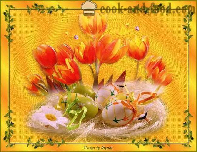 Smukke påske kort 2020 - med lykønskninger i versene og skinnende animerede gifs påske Christ