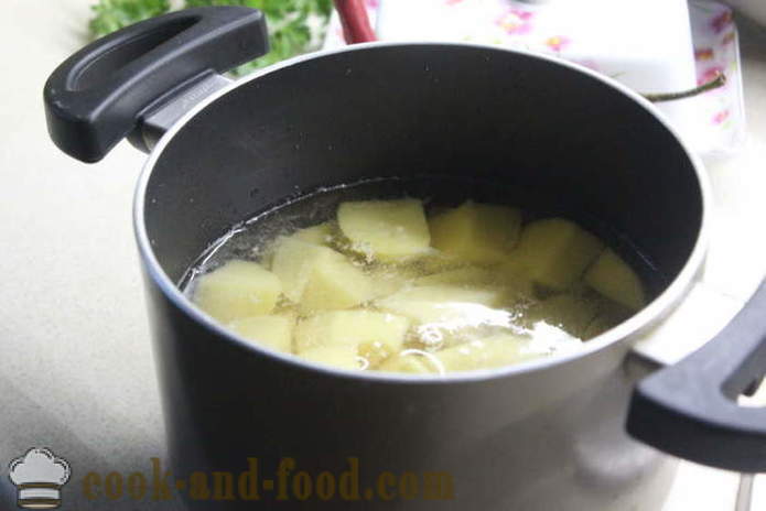 Vermicelli suppe med kylling og kartofler - hvordan man forbereder en lækker kartoffel suppe med nudler og kylling, med en trin for trin opskrift fotos