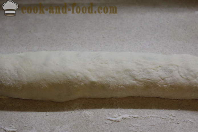Ost ruller med hvidløg og løg - hvordan man laver boller med ost og hvidløg, med en trin for trin opskrift fotos