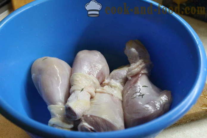 Fyldte kylling underlår i ovnen - hvordan at tilberede en lækker kylling underlår, en trin for trin opskrift fotos