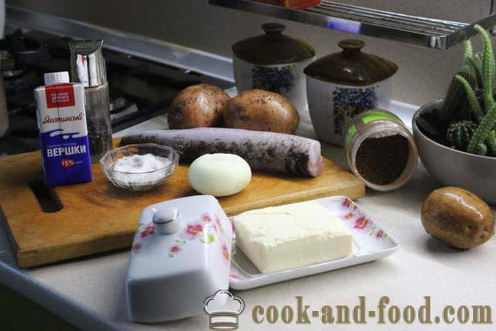 Gedde filet i ovnen med løg og fløde - hvordan at tilberede en lækker filet af gedde, trin for trin opskrift fotos