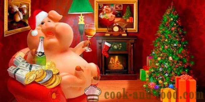 Jul cocktails og drinks i 2019 År for Pig - hvad drikkevarer at drikke på nytårsaften 2019 Nytårsdag Opskrifter: alkoholisk og blød for børn og gravide