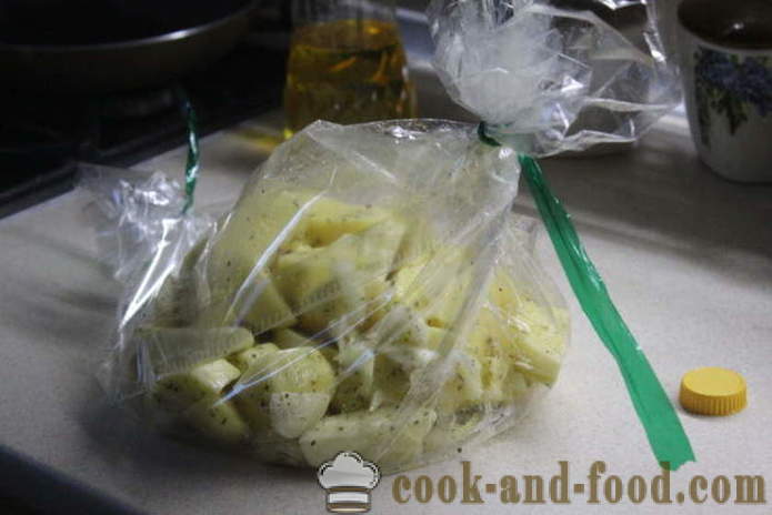 Bagte kartofler med honning og sennep i ovnen - så lækre at koge kartofler i hullet, trin for trin opskrift med phot