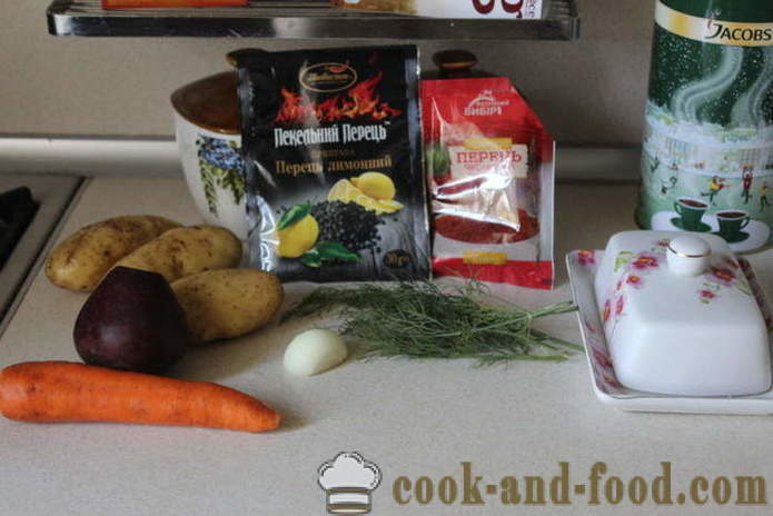 Ristede grøntsager i ovnen - ligesom bagte grøntsager i folie korrekt og velsmagende i ovnen, med en trin for trin opskrift fotos