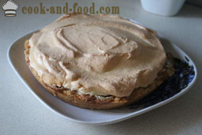 Pære tærte dej - hvordan til at bage en kage med pærer, creme og soufflé i ovnen, med en trin for trin opskrift fotos