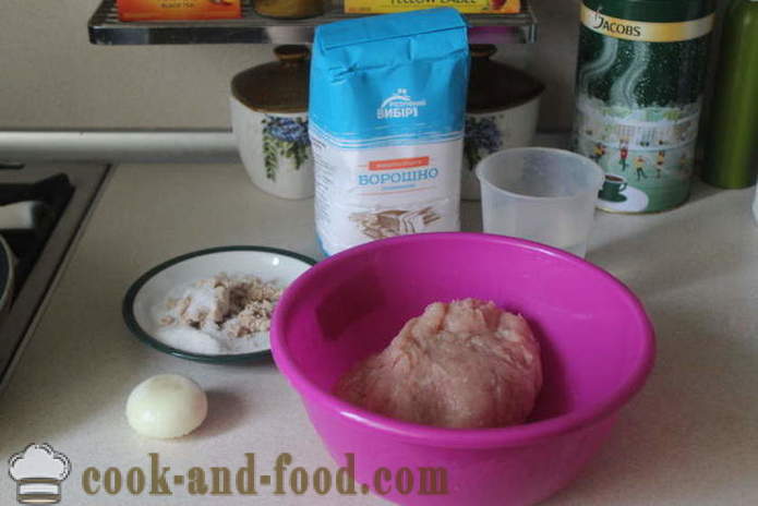 Kæledyr belyashi med hakket kylling - hvordan man laver gær belyashi, trin for trin opskrift fotos