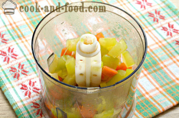 Bedste græskar puré til madning - hvordan man kan gøre vegetabilske puré til spædbørn, en trin for trin opskrift fotos