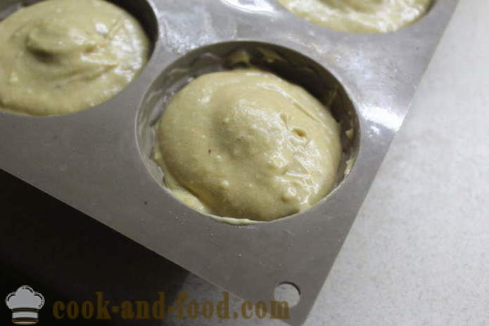 Kaffe og boller i ovnen honning - hvordan til at bage kager med kefir i silikone forme, en trin for trin opskrift fotos
