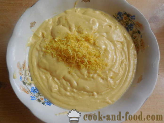 Enkel cupcake på mayonnaise og creme fraiche - hvordan til at bage en kage uden smør, en trin for trin opskrift fotos