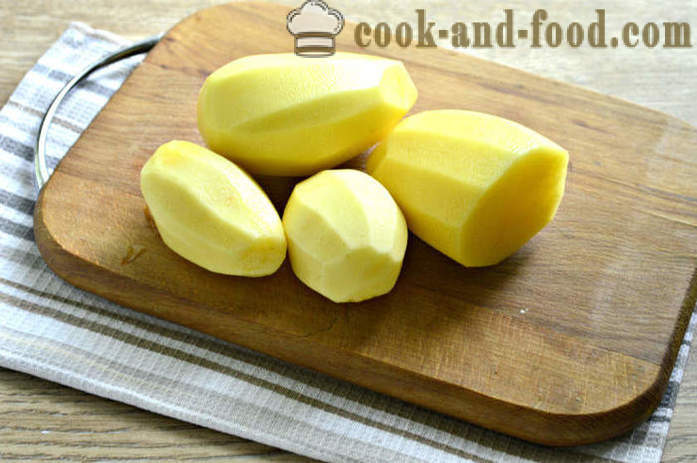 Stuvet kartofler med stuvet kød på en pande - hvordan man kan tilberede kartofler med sprængt oksekød, en trin for trin opskrift fotos