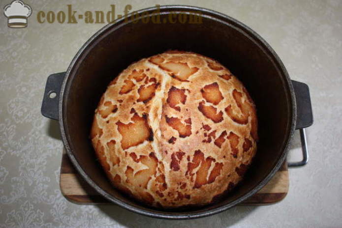 Hjemmebagt brød med en sprød i ovnen - hvordan til at bage franskbrød derhjemme, trin for trin opskrift fotos