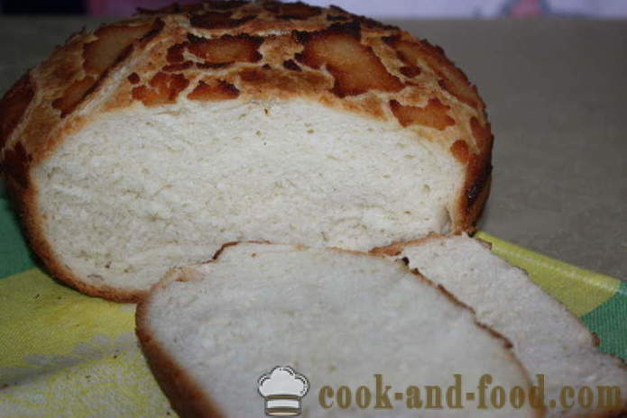 Hjemmebagt brød med en sprød i ovnen - hvordan til at bage franskbrød derhjemme, trin for trin opskrift fotos