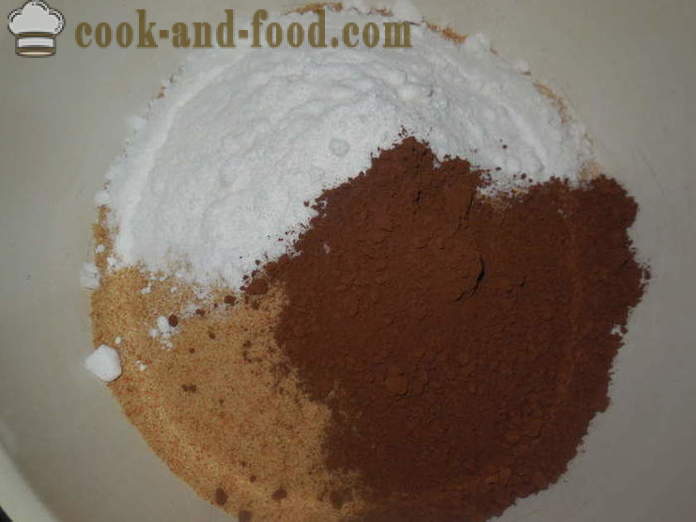 Hjemmelavet chokoladekage med kondenseret mælk kartofler - hvordan man laver en kage kartofler, skridt for skridt opskrift fotos