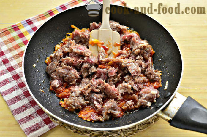 Lækker boghvede grød med kød på en stegepande - hvordan man kan tilberede boghvede grød med kød, en trin for trin opskrift fotos