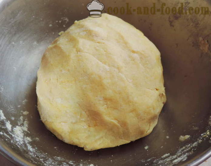 Shortbread gærdej til pie, tærter, kager eller bagels - hvordan man laver sand-gærdej, en trin for trin opskrift fotos