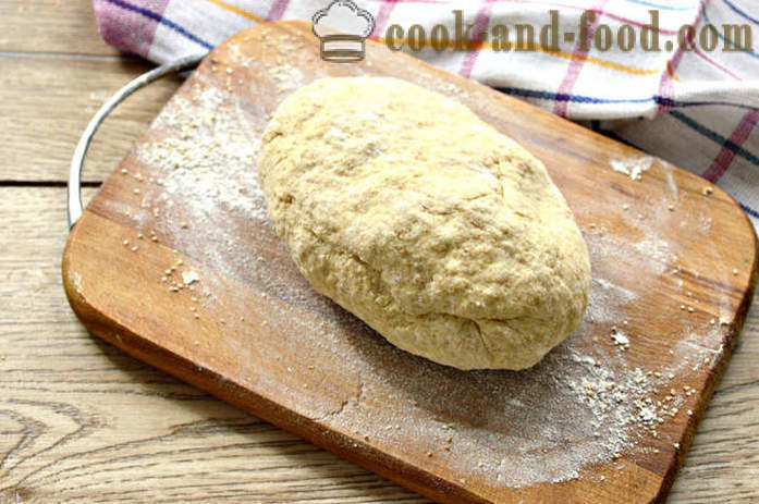 Lækker dej til kager og tærter i ovnen - hvordan man laver en gærdej fra hele hvedemel, poshagovіy opskrift med et foto