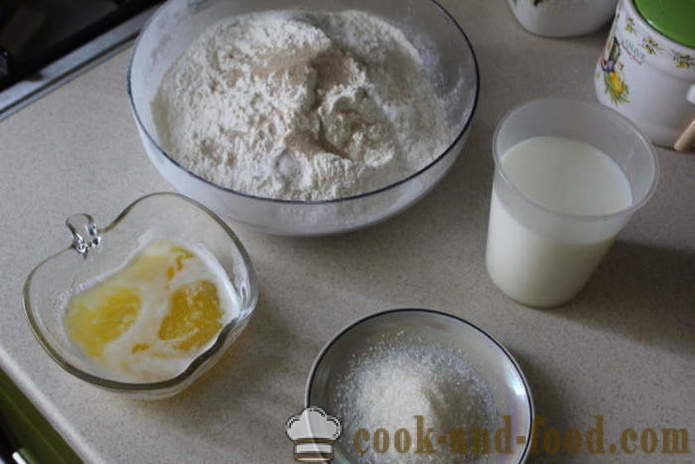 Milky hvidt brød i brødet maskine - hvordan til at bage brød i mælk, en trin for trin opskrift fotos