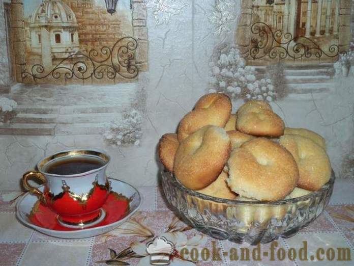 Hjemmelavede cookies på kefir - hvordan til at bage cookies med kefir i en fart, trin for trin opskrift fotos