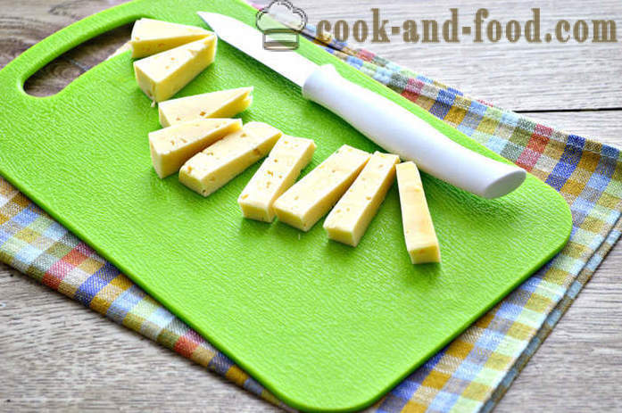 Stegt kød koteletter med ost påfyldning - hvordan man laver bøffer fyldt med ost, en trin for trin opskrift fotos