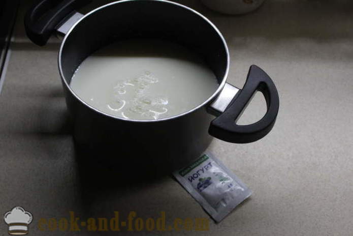Hjemmelavet yoghurt fra mælk at gære - hvordan man laver yoghurt derhjemme, trin for trin opskrift fotos