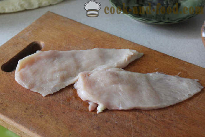 Escalope af kyllingebryst i en gryde - hvordan man kan stege en kylling schnitzel på en pande, en trin for trin opskrift fotos