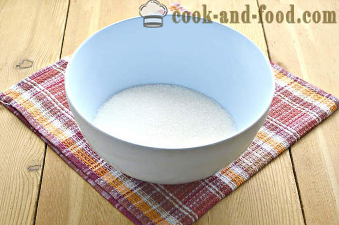 Pie-manna på vandet med æg - hvordan man laver Manna i vandet i ovnen, med en trin for trin opskrift fotos