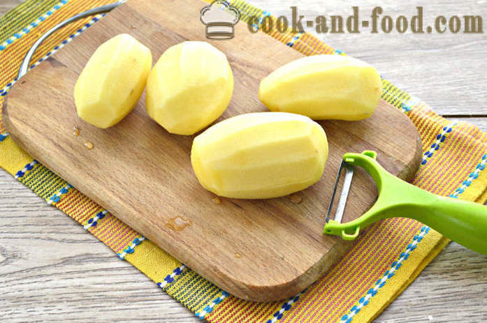 Kartofler med mayonnaise i ovnen - ligesom bagte kartofler i ovnen med mayonnaise, en trin for trin opskrift fotos