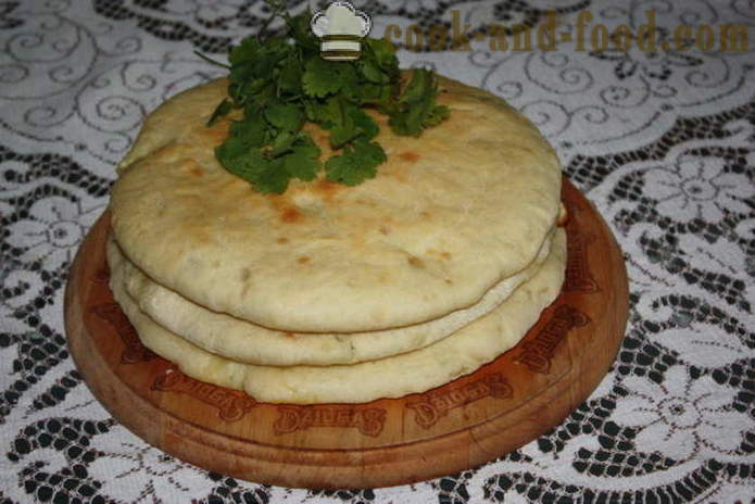 Ualibah ost - hjemmelavede tærter ossetiske sådan kokken ossetiske ost tærte, med en trin for trin opskrift fotos