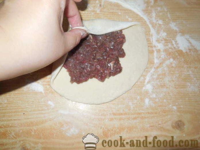 Tatar fad Cainari - hvordan man laver tortillas med kød i ovnen, med en trin for trin opskrift fotos