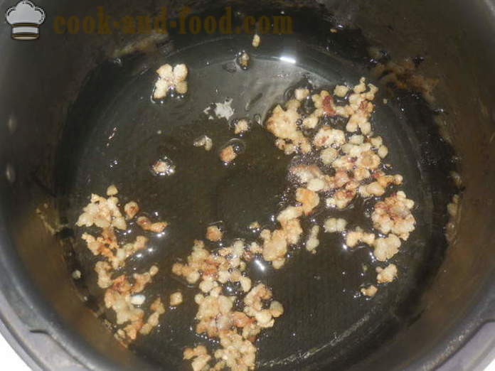 Couscous med lam i multivarka - hvordan man tilbereder couscous i multivarka med kød, en trin for trin opskrift fotos