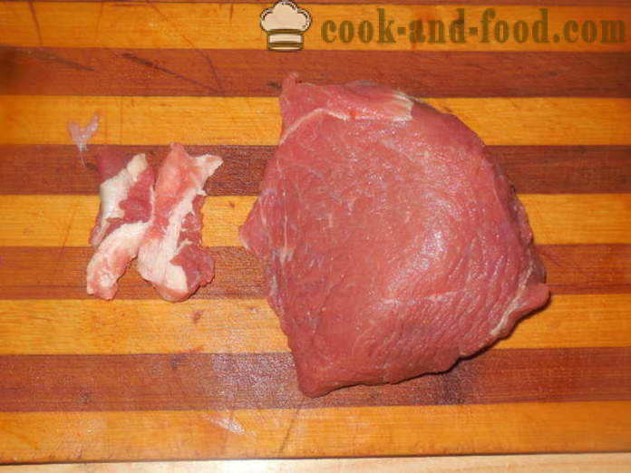 Tender kalvekød gryderet - hvordan at brase kalvekød multivarka, skridt for skridt opskrift fotos