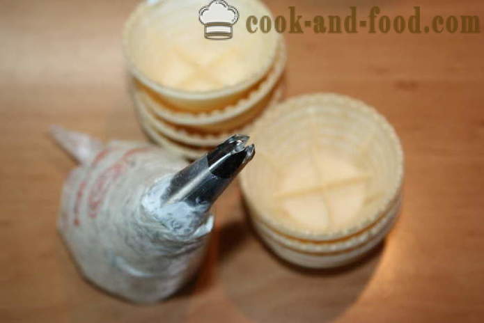 Hjemmelavet tatar med ricotta, dild og mynte - at lave fløde af tandsten i hjemmet, trin for trin opskrift fotos