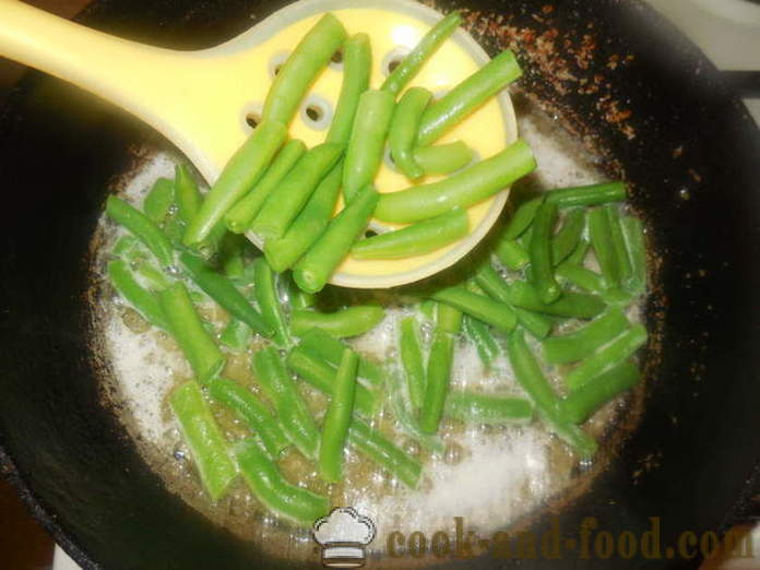 Grønne bønner i en gryde - hvordan man kan tilberede en lækker grønne bønner, en trin for trin opskrift fotos