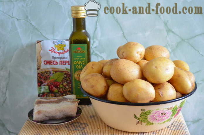 Kartofler bagt i muffen - ligesom bagte kartofler i ovnen i hullet, trin for trin opskrift billeder